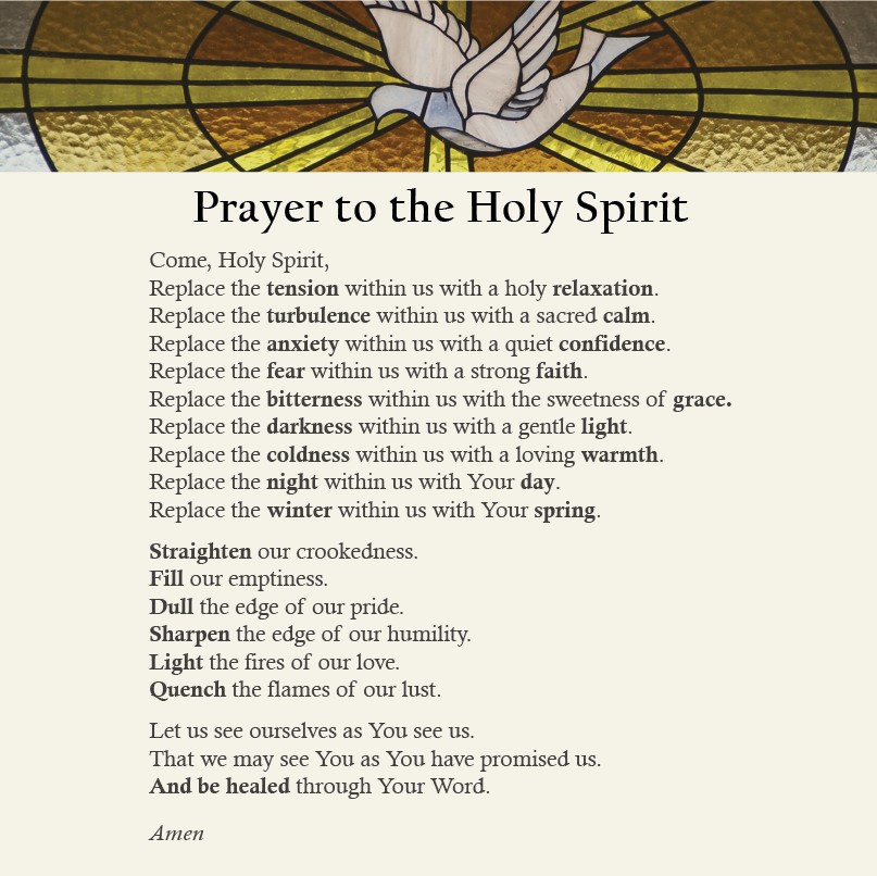 prayer points to be filled with the holy ghost