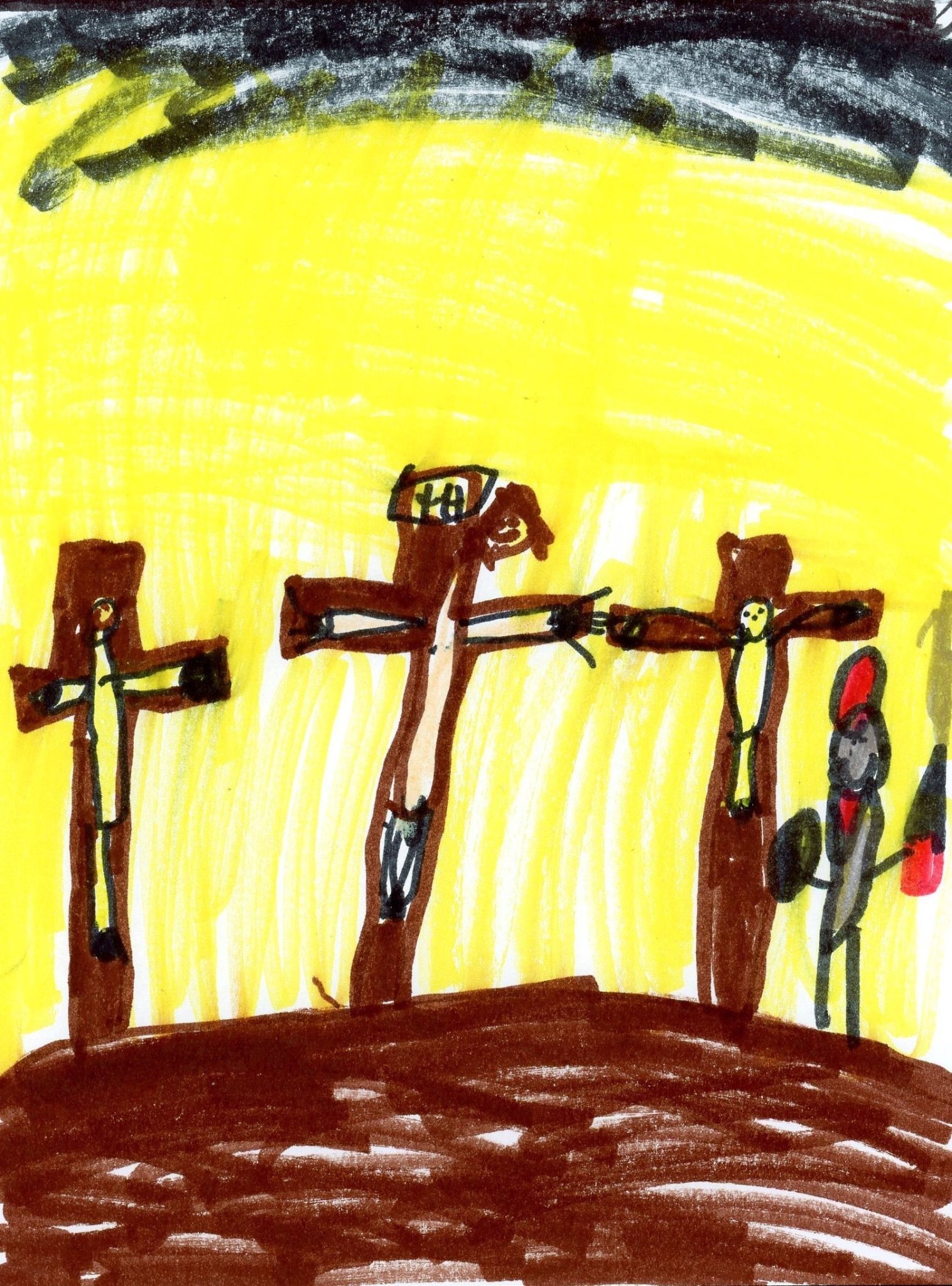 Our Lady of the Wayside Catholic Church | Good Friday Student Drawing #2